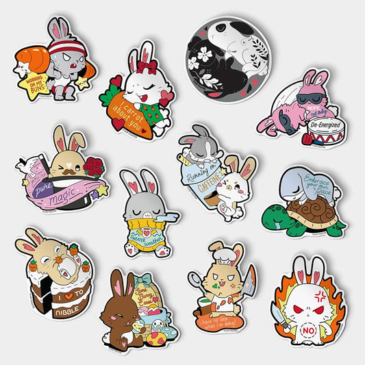 Bunny Collection Vinyl Stickers FULL SET [12 PCS]